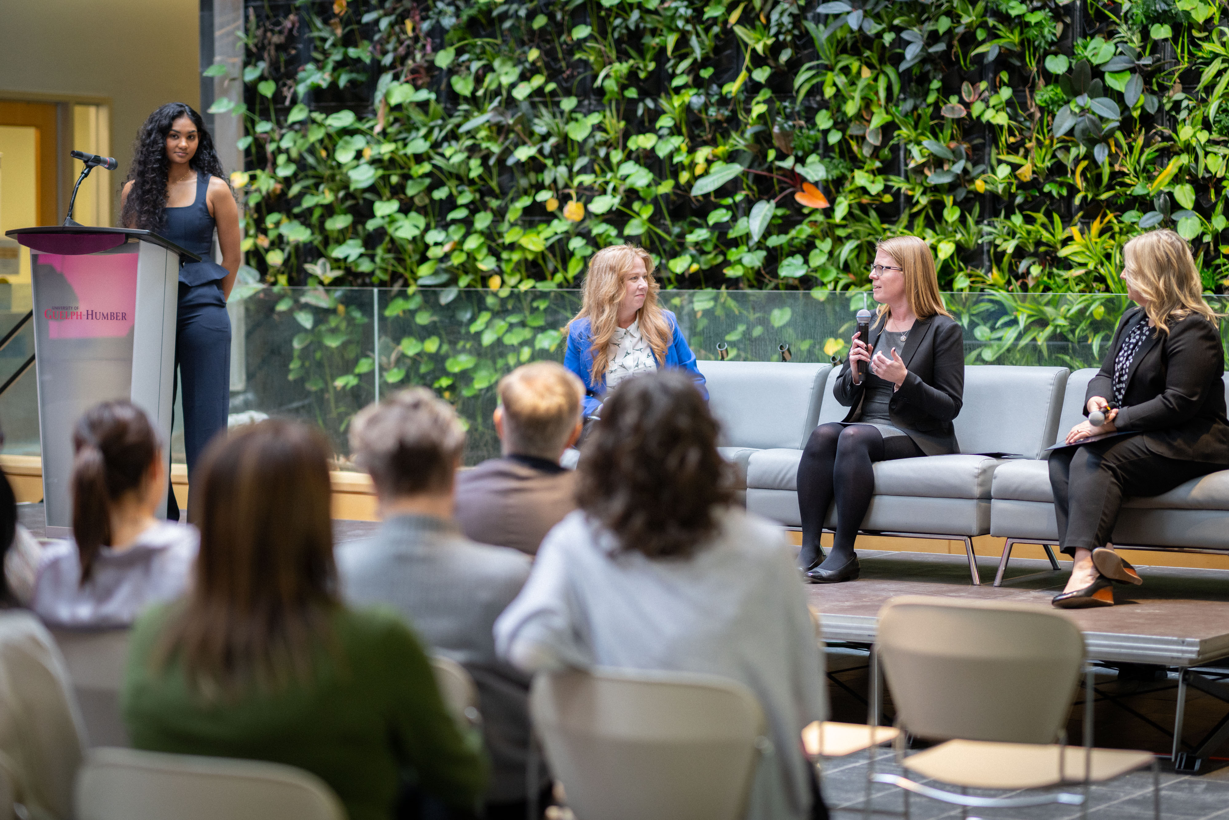 Panel of three staff recipients takes place