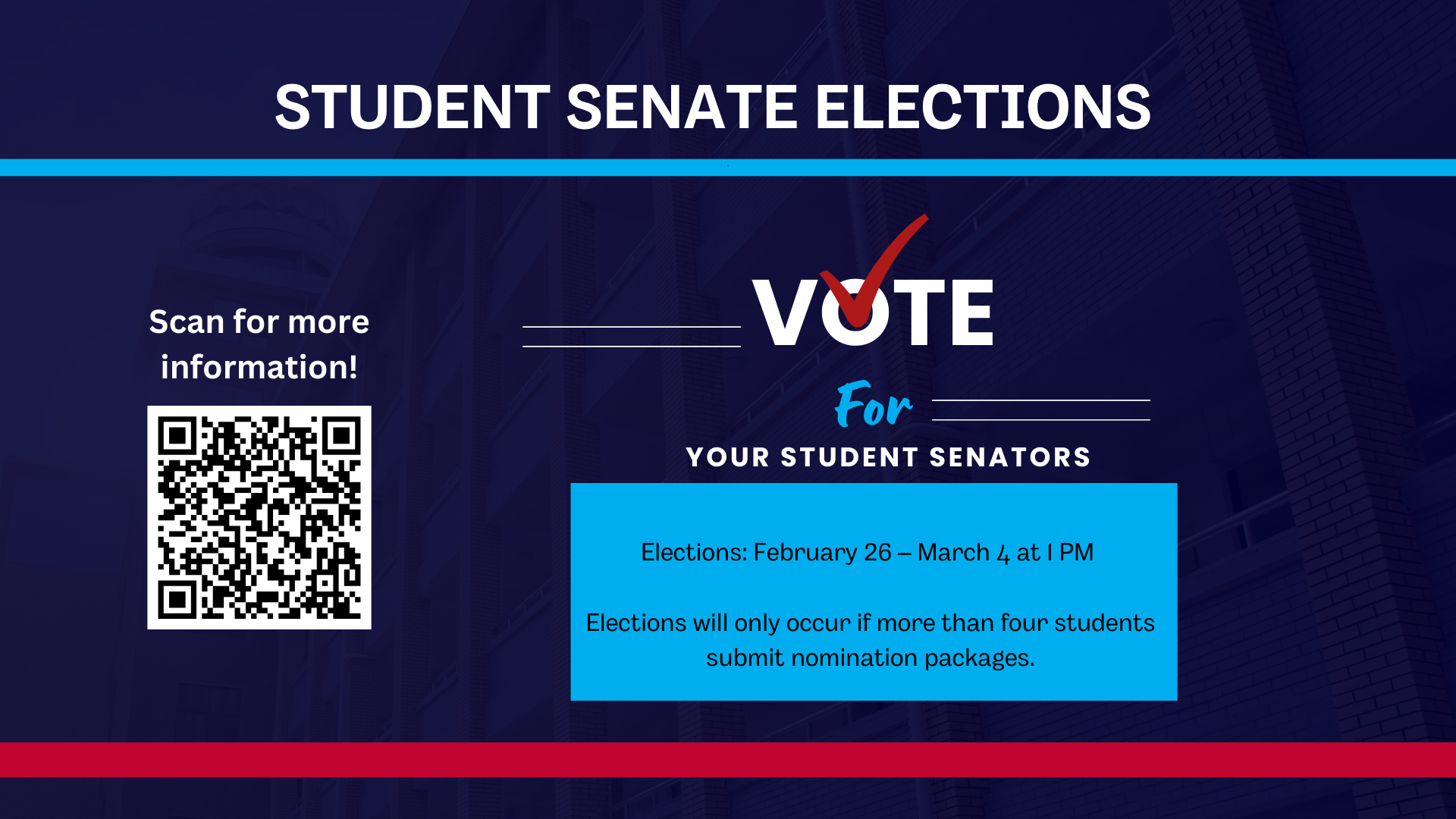 Student Senate Elections