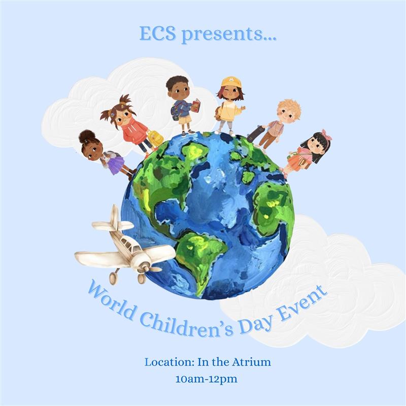 Diverse group of children standing around a globe