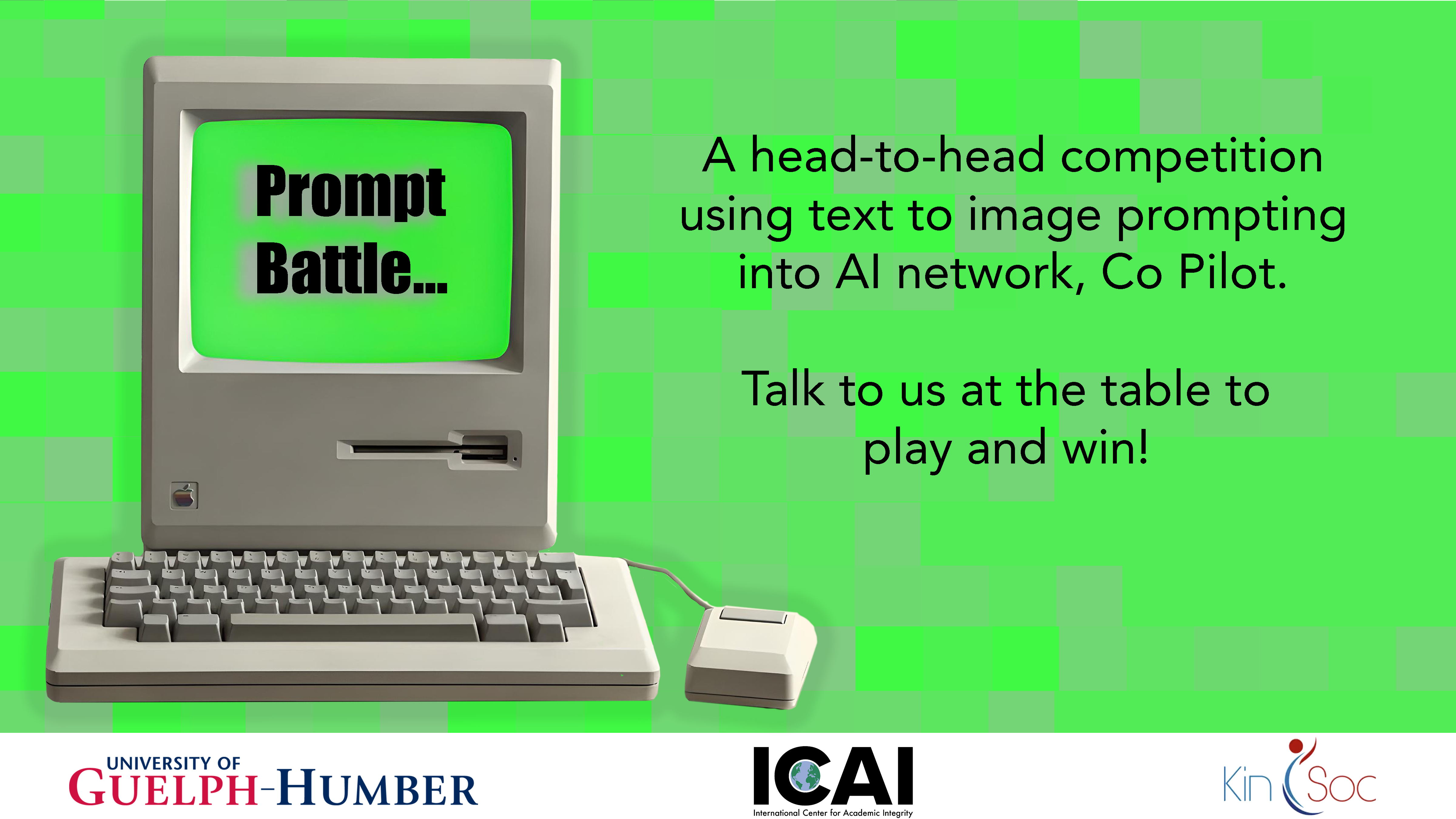 Prompt Battle. A head to head competition using text to image prompting into AI network CoPilot.