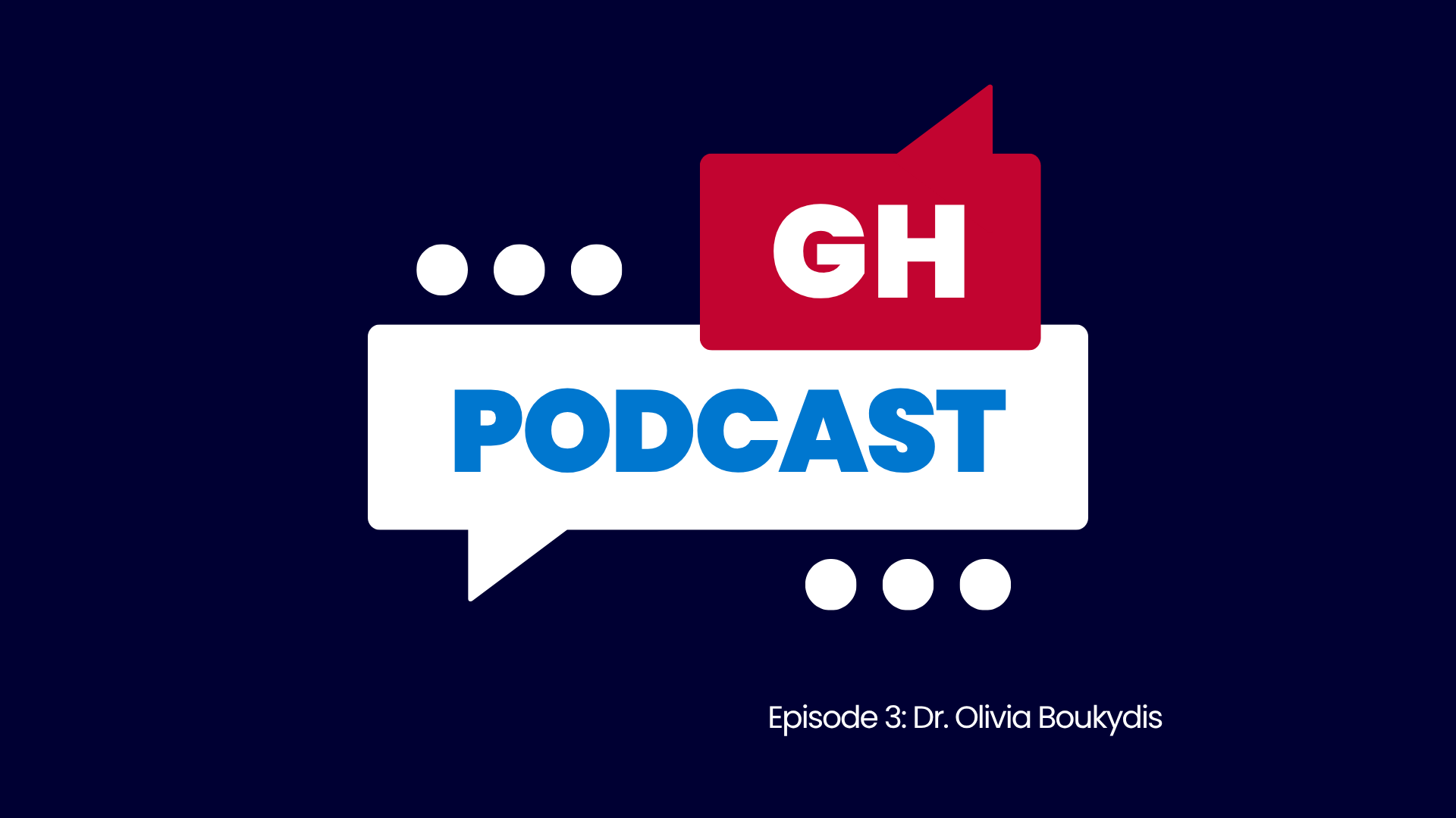 GH Podcast Episode 3: Dr Olivia Boukydis
