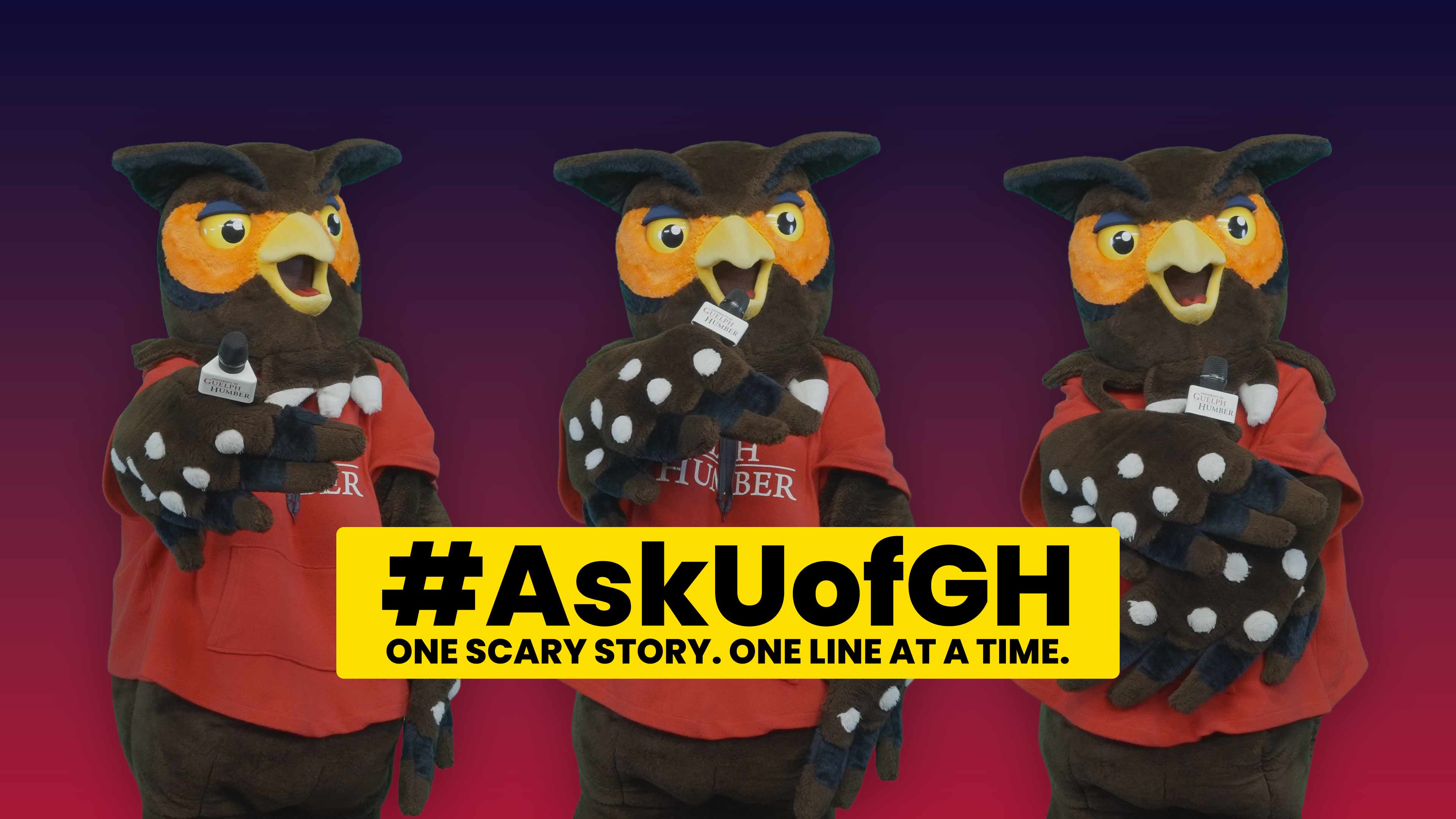 #AskUofGH One Scary Story One Line at a Time