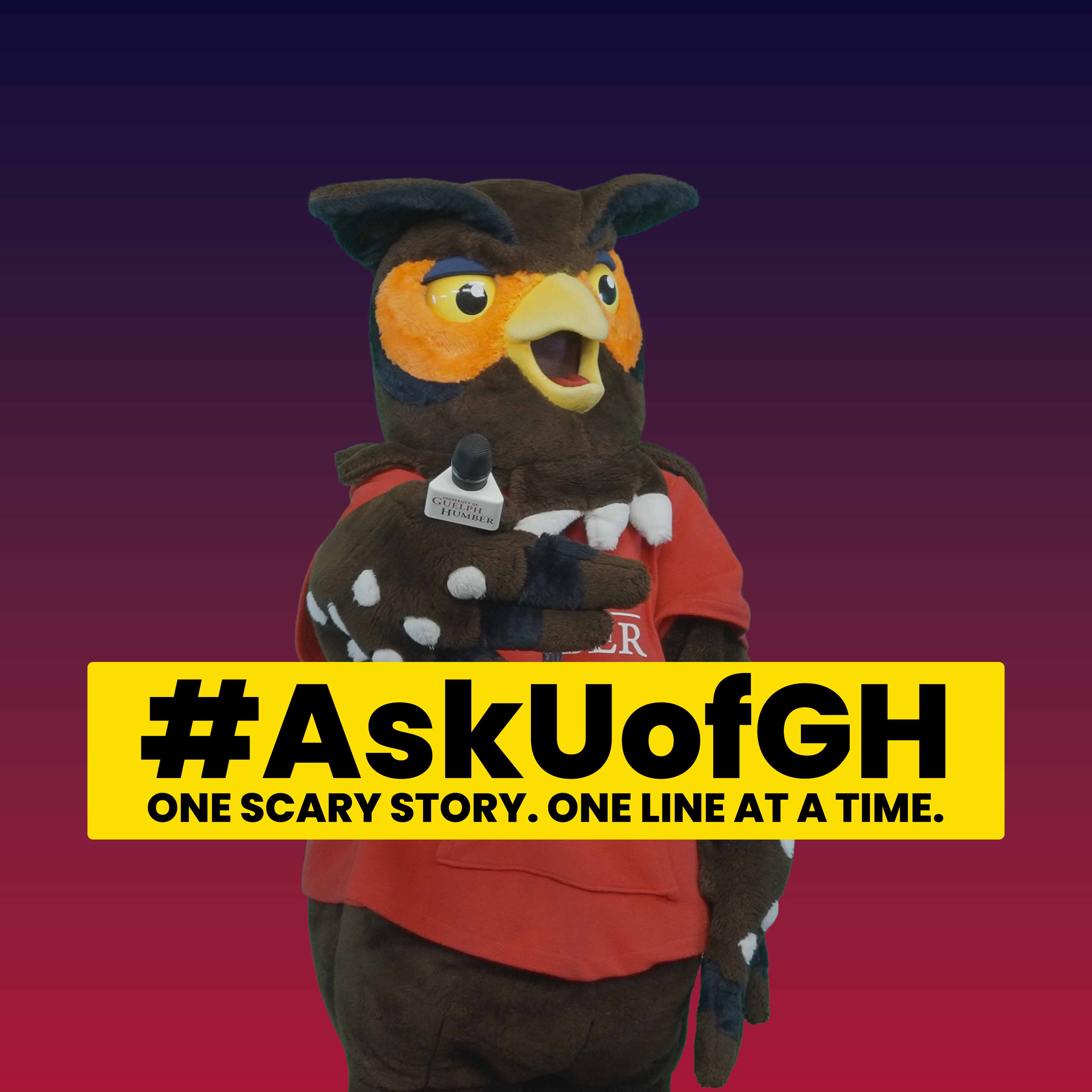 #AskUofGH One Scary Story One Line at a Time
