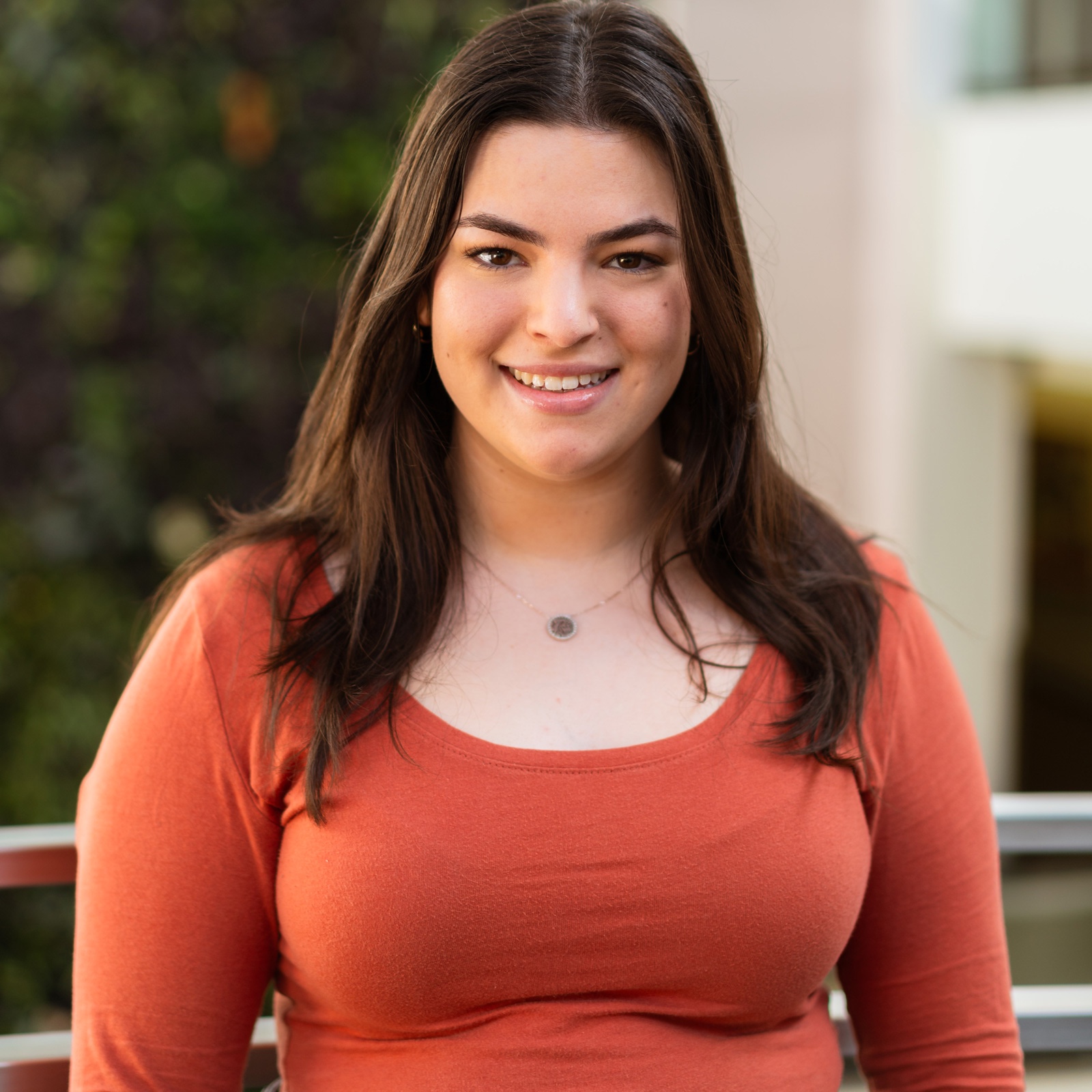 Portrait of Mayan Goldberg, student