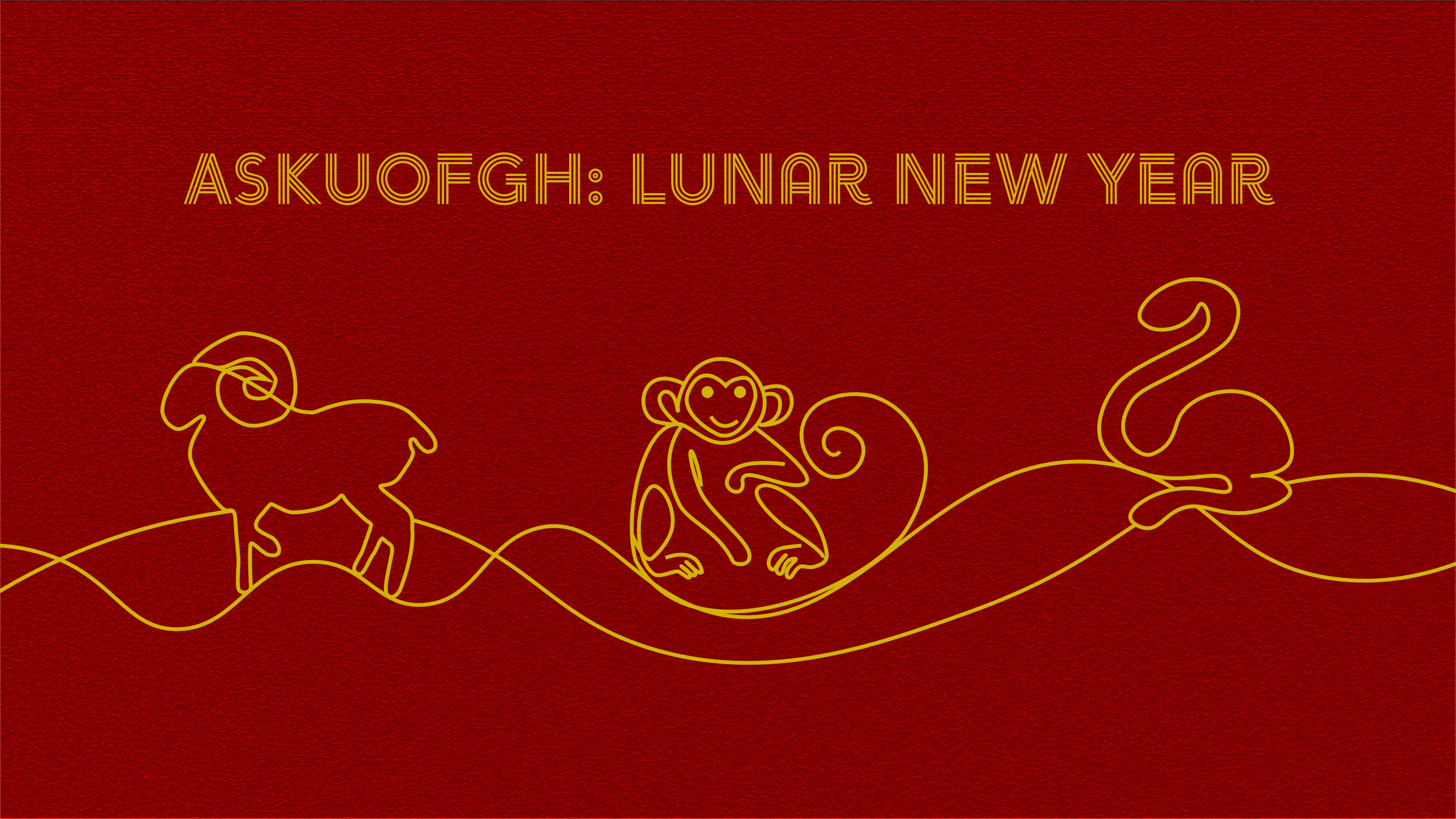 Banner reading AskUofGH: Lunar New Year