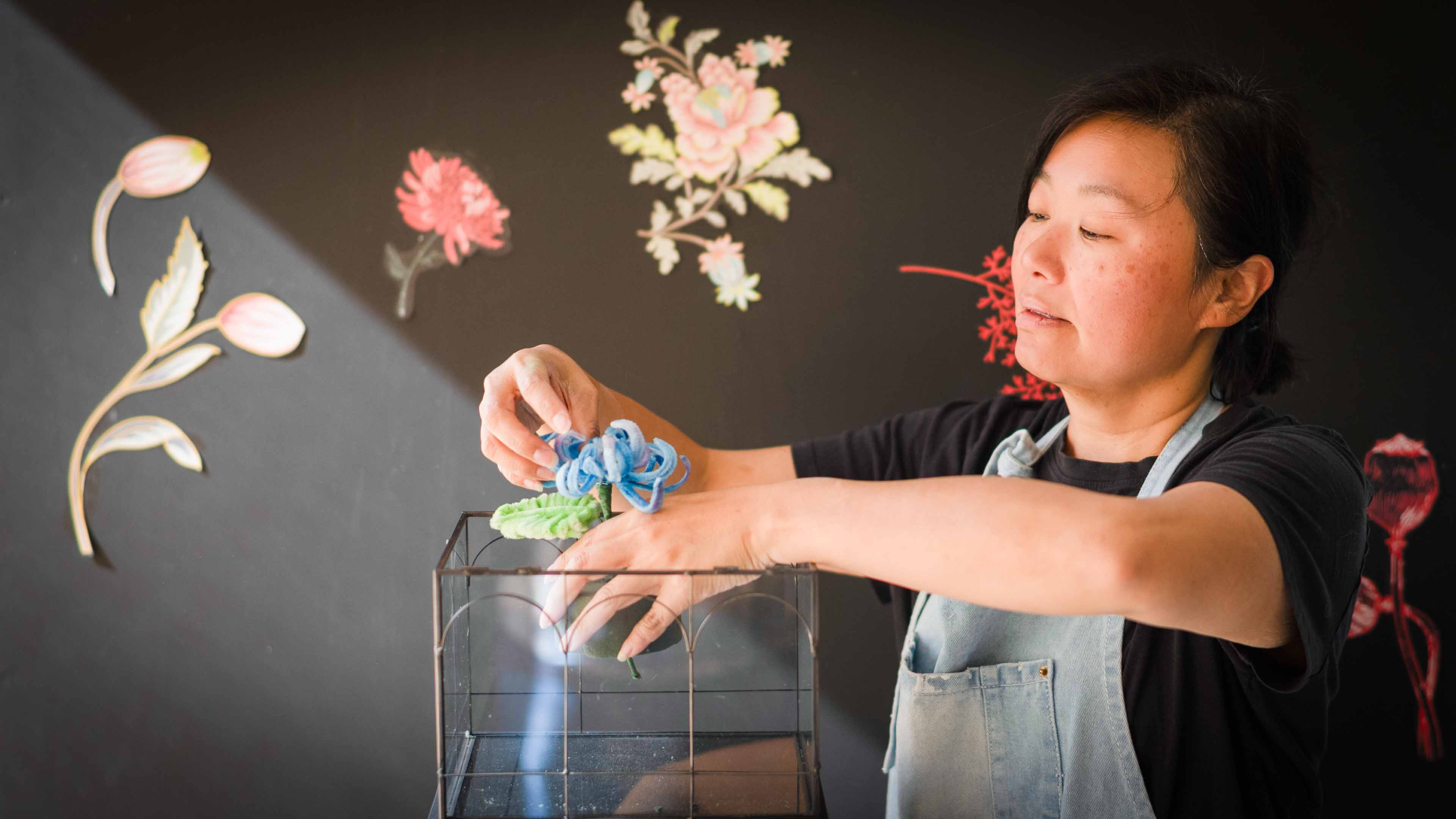 Elaine Chan-Dow creates her Nuit Blanche art project