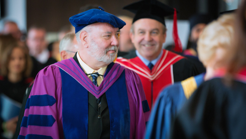 Vice-Provost John Walsh at convocation 2014