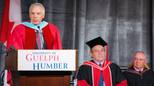 Julian Falconer at convocation 2014