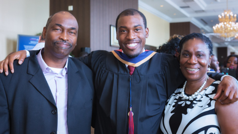 Happy family at convocation 2014