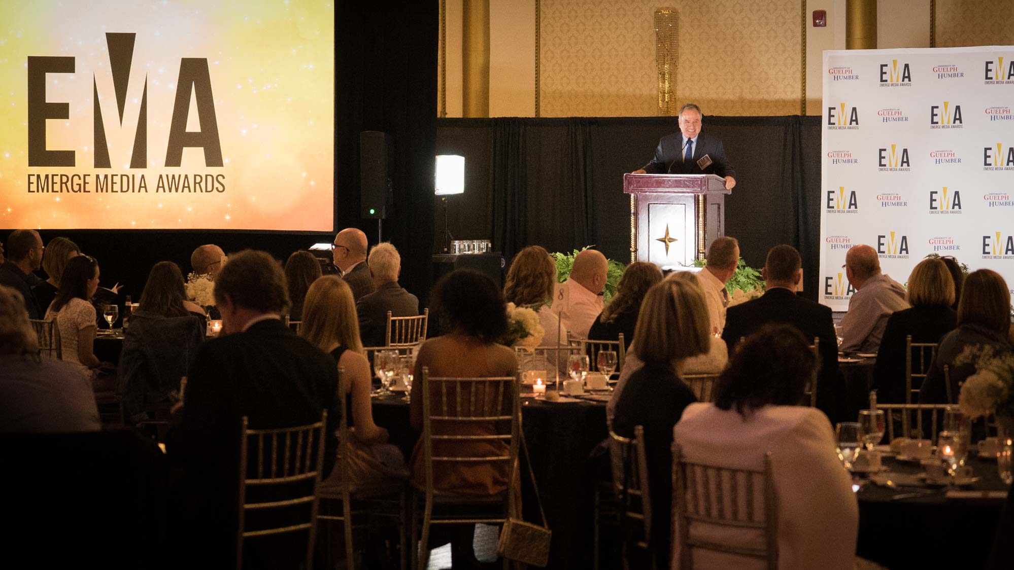 Jerry Chomyn addresses EMA audience