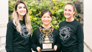 UofGH students pose with their trophy