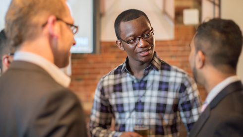 Three alumni in conversation