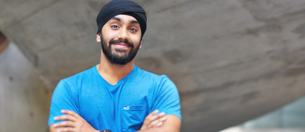 Portrait of Ramanjit Saini, Business-Accounting student