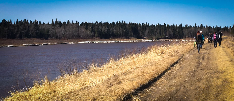 On the coast in Moosonee