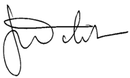 Dr. John Walsh's signature